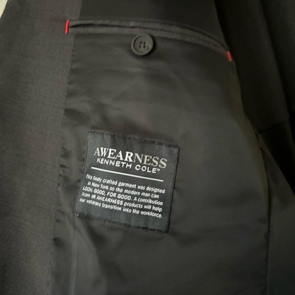 NWT Kenneth Cole Awarenss Awear-tech Sport Jacket 48R Formal Sleek Office - Picture 6 of 16
